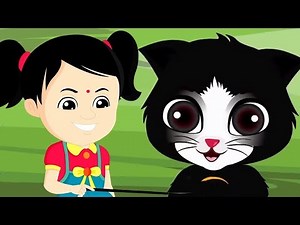 Meri Billi Kali Pili | मेरी बिल्ली | Billi Mausi | Hindi Nursery Rhymes | Booga Boo | Baby Songs