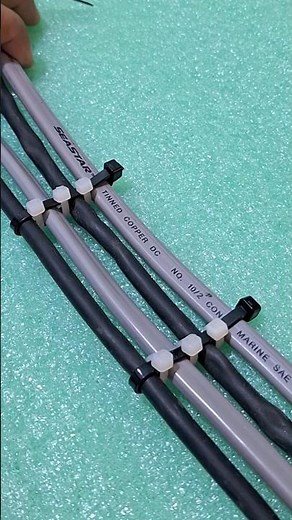 Arranging Cables with Cable Ties | Electrical tips & tricks | How to #diy #youtubeshorts #tutorial