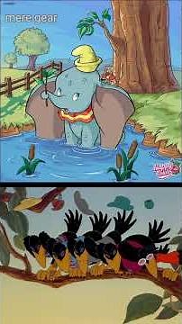 Dumbo fell from the tree #happycolorapp #disney #moviescene #dumbo #treefalling #timothy #laughing