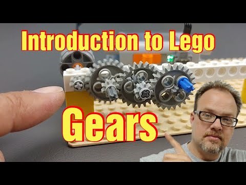 Lego gear reduction and increase in speed.