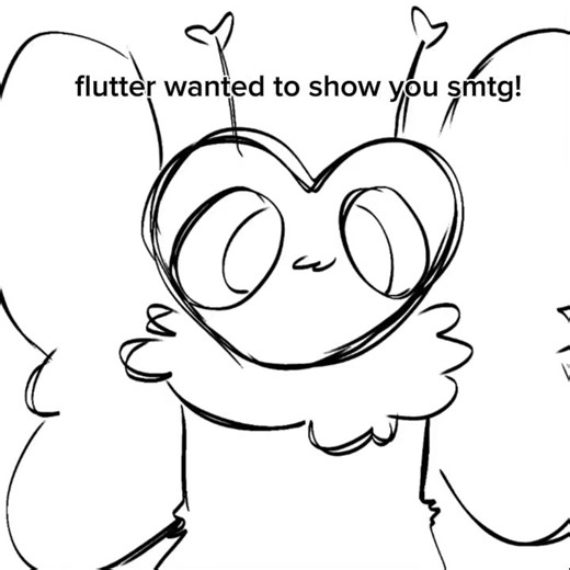 flutter wanted to show something!!! #animation #flutter #edit #dandysworld #clipstudiopaint #omglol