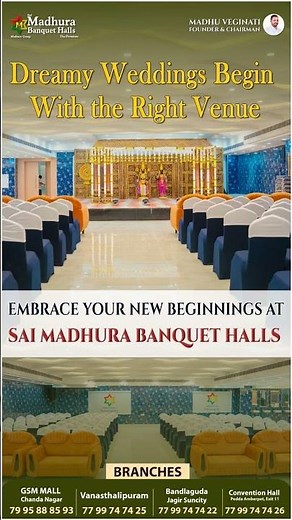 Best Wedding Venue In Hyderabad #wedding #banquethalls #eventvenue #event #celebration #shorts #yt