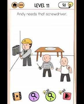 Brain Test 2 - Prison Escape Level 11 12 13 14 15 Answer / Walkthrough / Solution