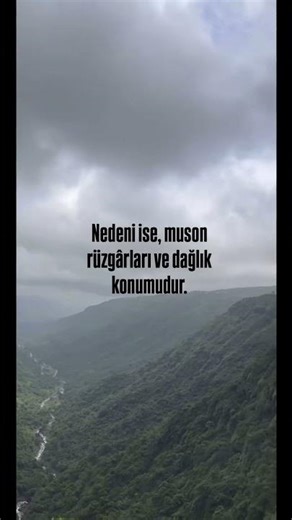 Dünyanın en yağışlı yeri neresi biliyor musun ? #bilgi#genelkültür