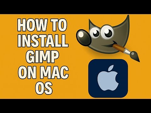 How To Install GIMP on Mac OS