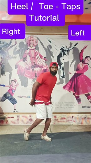 Heel / Toe - Taps | Tutorial #heeltoe #tutorial #trending #dance #shorts #cover #vibe #trend #fyp