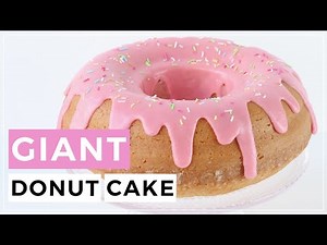 Giant donut cake