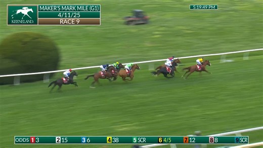 Watch the full replay as CARL SPACKLER (IRE) commands the Maker's Mark Mile (G1)! | Keeneland