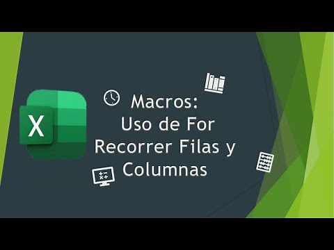 Macros: Using For, Looping through Rows and Columns