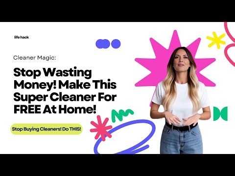 This FREE Homemade Cleaner Will Leave Your Kitchen Shining!