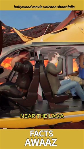 hollywood movie volcano shoot fails #shorts #facts #shortsvideo