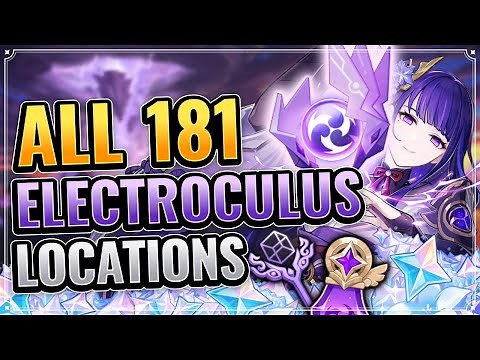 ALL 181 Electroculus Locations Part 2 (TIMESTAMPS + DETAILED GUIDE) Genshin Impact Watatsumi Seirai