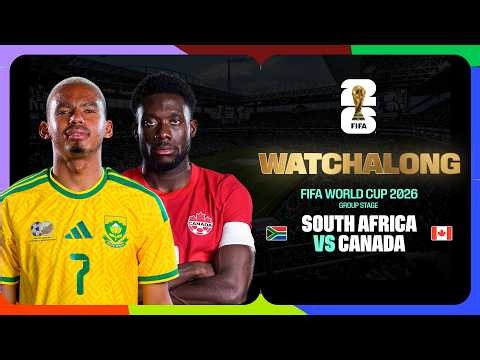 WATCHALONG LIVE | South Africa vs Canada | FIFA World Cup 2026™| Get the WC Pass now! (Only SA)