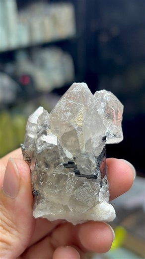 Quartz With Black Tourmaline! | Crystal Gems LLC | Facebook
