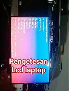 Test lcd laptop