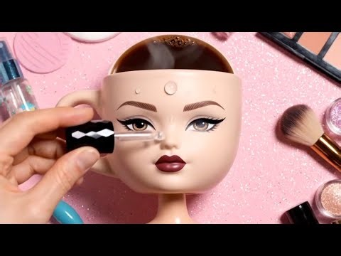 ☕ Cappuccino ASMR | Cozy Latte Glow Skincare & Makeup Ritual ☕✨