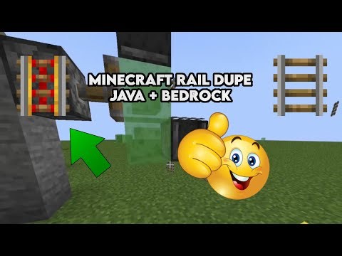 Minecraft Rail Dupe 1.19- (Java & Bedrock)