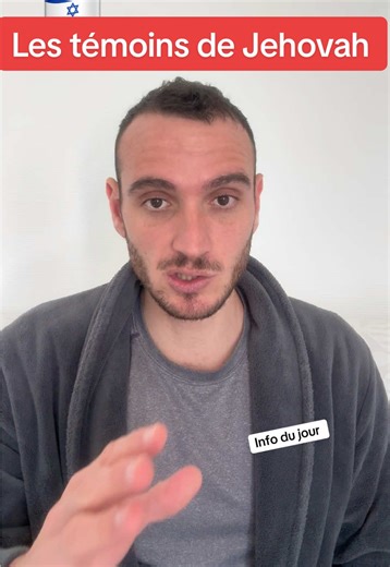Info du jour : histoire des témoins de Jehovah. Vidéo à titre informatif #info #jesus #religion #palestine #politique