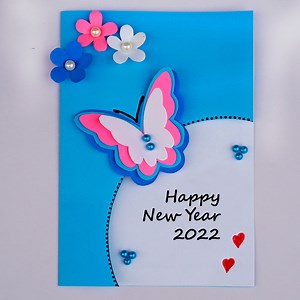 207K views · 5.4K reactions | Handmade New Year 2022 | DIY Greeting Card | Arts&Crafts | Facebook
