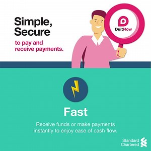When it comes to online transactions, there’s no easier method than DuitNow! Simply link your bank account to your Identification Card or mobile number to enable instant fund transfers today! Learn more here: bit.ly/2kQQhk6 | Standard Chartered Malaysia | Facebook