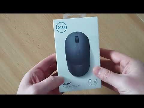 Dell Full-Size Wireless Mouse MS300 Unboxing / Size Comparsion with Mobile Wireless-Mouse– MS3320W