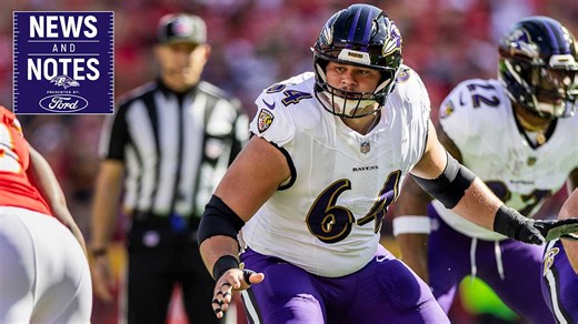 News & Notes: Tyler Linderbaum, Kyle Hamilton Remain Confident in Ravens' Leadership and Morale