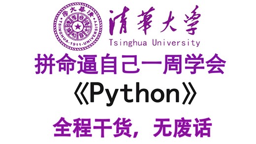 【全600集】目前B站最完整的Python零基础入门全套教程，小白逼自己一周学完，Python编程技术猛涨！拿走不谢，全程通俗易懂！包含Python期末考试速成
