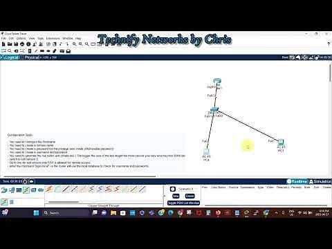 How to configure SSH version 2 on Cisco IOS Router in Packet Tracer