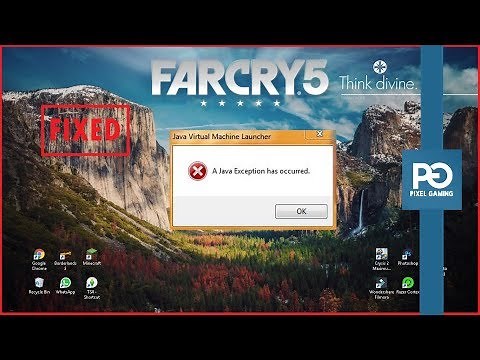 Minecraft A Java Exception Has Occurred Error Fix 2019 (Works in all versions including 1.15+)