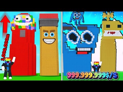 MINI GAME: CUỘC THI XÂY TÒA THÁP BRAINROT VIP NHẤT ** T GAMING XÂY THÁP BRAINROT RỒNG SECRET ĐẮT GIÁ