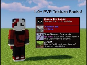 Best Packs to Use for 1.9+ PVP! (ClownPierces, Doly's, Aebo's Texture packs)