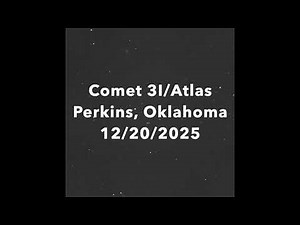 Comet 3I/Atlas Closest Approach (139 frames) with Backyard Telescope
