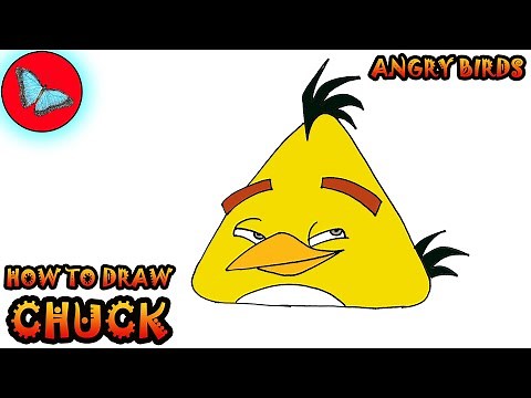 How To Draw Chuck From Angry Birds | Drawing Animals