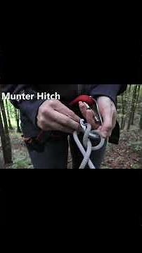 Munter Hitch for Abseiling
