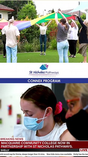 🚨 BREAKING NEWS 🚨 St Nicholas Pathways partners with Macquarie Community College to deliver the CONNEX program, an opportunity for aspiring early childhood educators to achieve their dreams of nurturing and inspiring the youngest in our community #EarlyChildhoodEducation