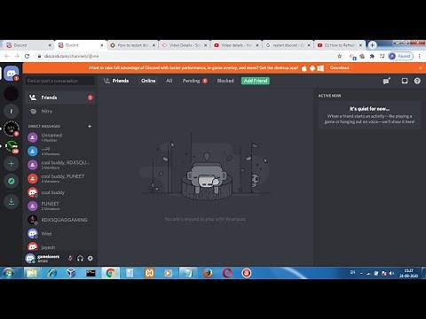 How To Restart Discord And Refresh Discord?