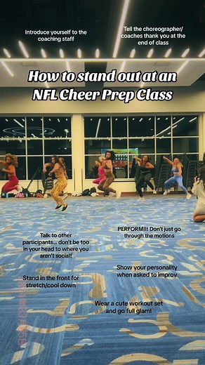 Here are mt tips to have a successful NFL Cheer Prep Class 😊🫶🏼💙 #fyp #foryou #nflcheer #nflcheerauditions #nflcheerauditiontips #auditionseason #colts #coltscheer #prepclass