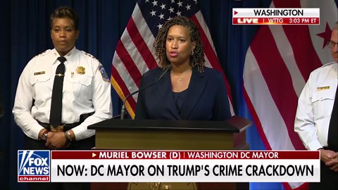 DC mayor touts 'huge decrease in crime' after Trump announces takeover of police