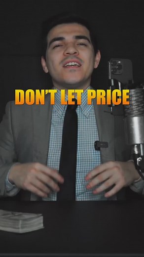 How to overcome price objection 👇 If your clients are closing you with their price objection, you’re the one getting sold. The best way to overcome price is by completely getting rid of it in a way where you change the customers perspective on the value of receiving. Your offer needs to be explained in a way that your customer believes What you have is worth more than the amount of money they’re giving you. For example, in this video I explain that if you have a service that is $100 a month, ex