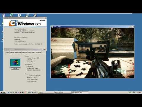 Windows 2000 can run Crysis 2!