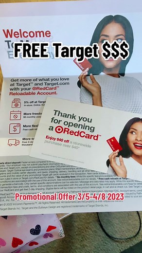 Run and sign up for a Target reloadable RedCard and receive a $40 off a $40 purchase! Free money! #target #targetredcard #targetreloadablecard #freetargetmoney #targetmusthaves #targetdeals #targetfinds #targetrun #target2023 #targetstyle #blogaboutitall