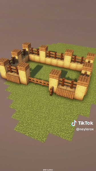 Simple Cow Farm Tutorial in Minecraft #Minecraft #minecraftbuilding