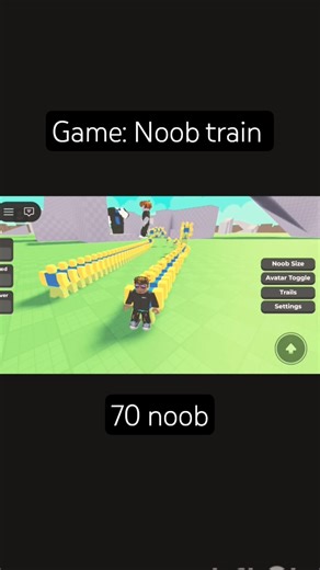 Game: Noob train #roblox #shortsviral