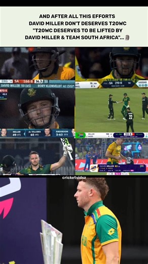 And an incredible chapter of miller will end without ICC trophy...🤧🥺