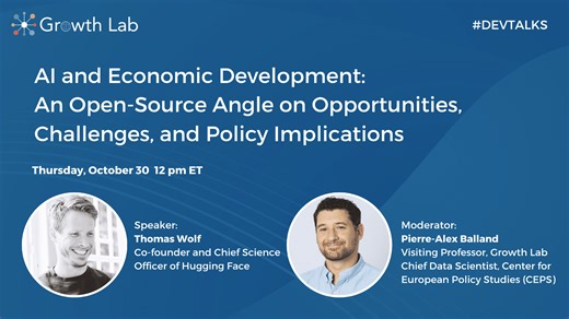 AI and Economic Development: An Open-Source Angle on Opportunities, Challenges, and Policy Implications - Growth Lab
