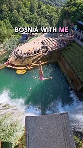 Jump off a waterfall in Bosnia with me! 🤩 | Kimberley