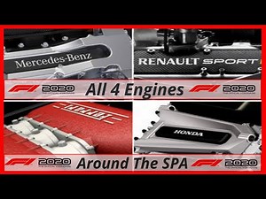 F1 2020 - F1 Engine Sound Comparison - Mercedes vs Ferrari vs Renault vs Honda