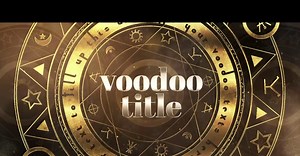 Voodoo Title Motion Graphics Template - TemplateMonster
