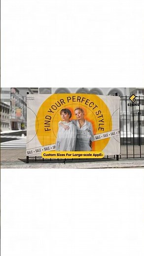 Built to withstand the elements #graphicdesign #MeshBanner #advertising #install