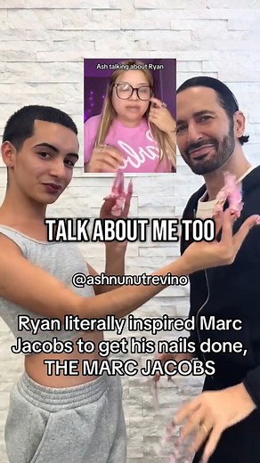 Ryan literally inspired Marc Jacobs to get his nails done, THE MARC JACOBS #ashtrevino #fyp #viralvideo #tea #entertainment #gettingarrested #ptsd #2k #briannaolsen #briolsen | Ashnunutrevino